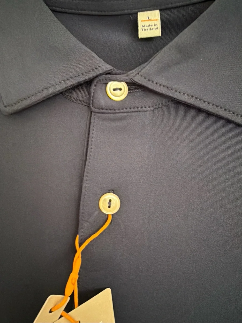 Peter Millar Navy Short-Sleeve Polo Summer Comfort NWT #golf #preppy #bizcasual - Picture 6 of 10